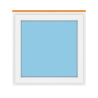 Zweiflügelige Balkontür kaufen 160x200 cm Weiß aus Kunststoff