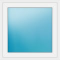 Fenster 100x100,5 cm Weiß