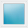 Fenster 100x99,5 cm Weiß