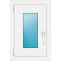 Einflügeliges Kunststofffenster 40x60 cm Weiß 