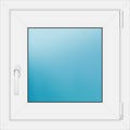 Einflügeliges Kunststofffenster 60x60 cm Weiß 