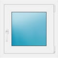 Fenster 64x63 cm Weiß