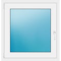 Einflügeliges Kunststofffenster 86x90 cm Weiß 