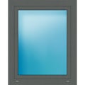 Fenster 87,5x108 cm Basaltgrau genarbt