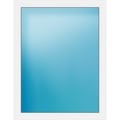 Festverglasung 100 x 130 cm Weiß