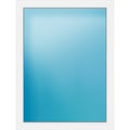 Festverglasung 100 x 132 cm Weiß