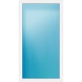 Festverglasung 100 x 185 cm Weiß