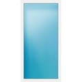 Festverglasung 100 x 201 cm Weiß