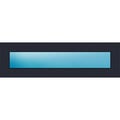 Festverglasung 102 x 30 cm Anthrazit genarbt