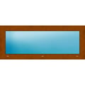 Festverglasung 125 x 50 cm Golden Oak genarbt