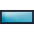 Festverglasung 170 x 70 cm Anthrazit genarbt