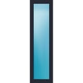Festverglasung 50 x 180 cm Anthrazit genarbt
