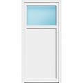 Nebeneingangstür 100 x 211 cm ###pattern### Weiß