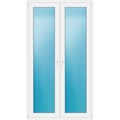 Zweiflügelige Terrassentür 120 x 214 cm Weiß