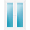 Zweiflügeliges Fenster 100x140 cm Weiß