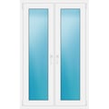 Zweiflügeliges Fenster 100x158,5 cm Weiß