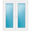 Zweiflügeliges Fenster 101 x 120 cm Weiß