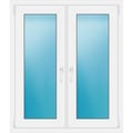 Zweiflügeliges Fenster 102 x 120 cm Weiß