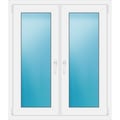 Zweiflügeliges Fenster 104 x 121 cm Weiß