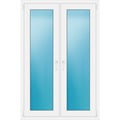Zweiflügeliges Fenster 105 x 160 cm Weiß
