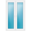 Zweiflügeliges Fenster 107 x 168 cm Weiß
