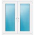 Zweiflügeliges Fenster 108x120 cm Weiß