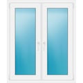 Zweiflügeliges Fenster 108x130 cm Weiß