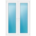 Zweiflügeliges Fenster 108 x 155 cm Weiß
