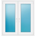Zweiflügeliges Fenster 110 x 120 cm Weiß