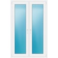 Zweiflügeliges Fenster 110 x 172 cm Weiß
