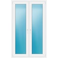 Zweiflügeliges Fenster 110x180 cm Weiß