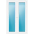 Zweiflügeliges Fenster 112,5x180 cm Weiß