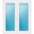 Zweiflügeliges Fenster 116 x 136 cm Weiß