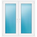 Zweiflügeliges Fenster 118x130 cm Weiß