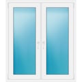 Zweiflügeliges Fenster 120 x 140 cm Weiß