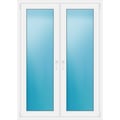 Zweiflügeliges Fenster 120x169 cm Weiß