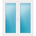Zweiflügeliges Fenster 130x150 cm Weiß