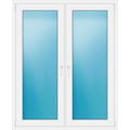 Zweiflügeliges Fenster 130x160 cm Weiß