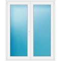 Zweiflügeliges Fenster 135x165 cm Weiß