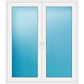 Zweiflügeliges Fenster 140x160 cm Weiß