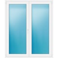 Zweiflügeliges Fenster 150x180 cm Weiß