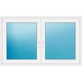 Zweiflügeliges Fenster 159x97 cm Weiß
