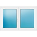 Zweiflügeliges Fenster 160x106 cm Weiß