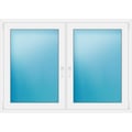 Zweiflügeliges Fenster 162x115,5 cm Weiß