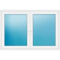 Zweiflügeliges Fenster 170x115 cm Weiß