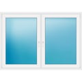 Zweiflügeliges Fenster 187x132 cm Weiß