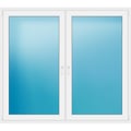 Zweiflügeliges Fenster 192x170 cm Weiß