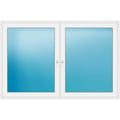 Zweiflügeliges Fenster 210,7x139 cm Weiß