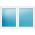 Zweiflügeliges Fenster 212x135 cm Weiß