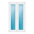 Zweiflügeliges Fenster 86x152 cm Weiß